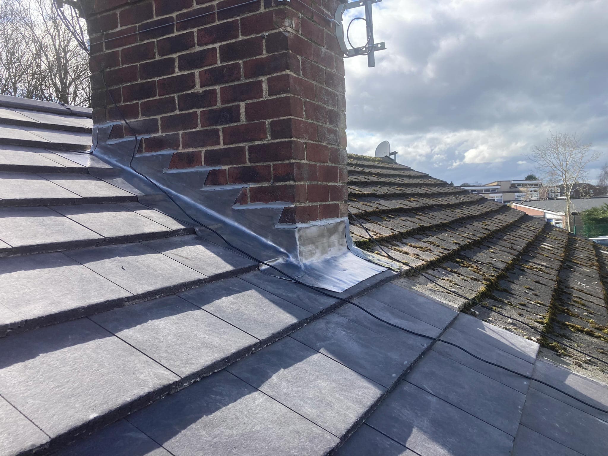 A full re-roof by APM Roofing in West Yorkshire
